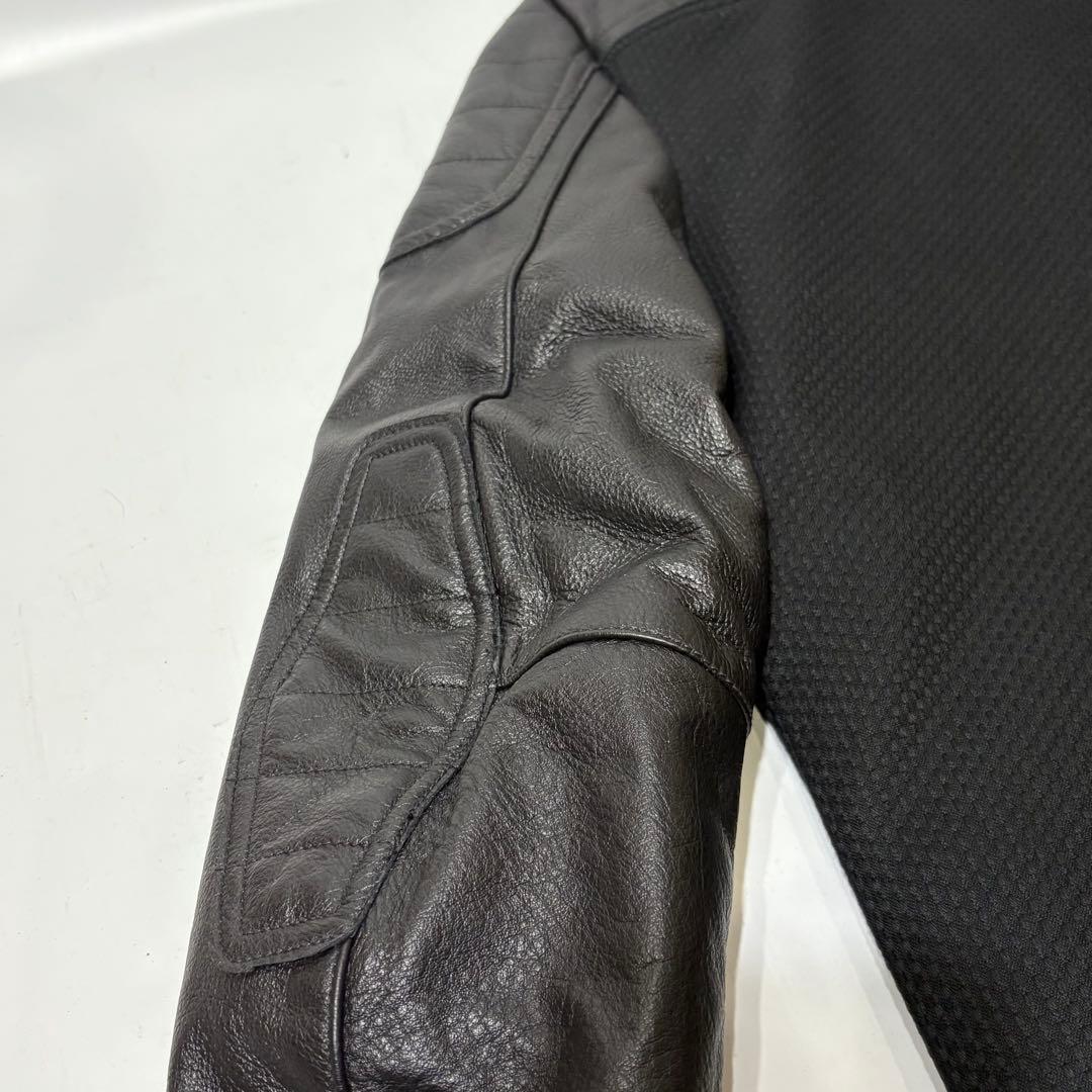 リバーサル レザー ライダース ジャケット Sサイズ