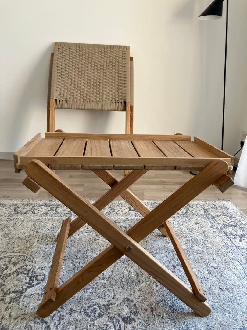 n*i様 BM5768フットスツール & BM1069トレー アウトドア