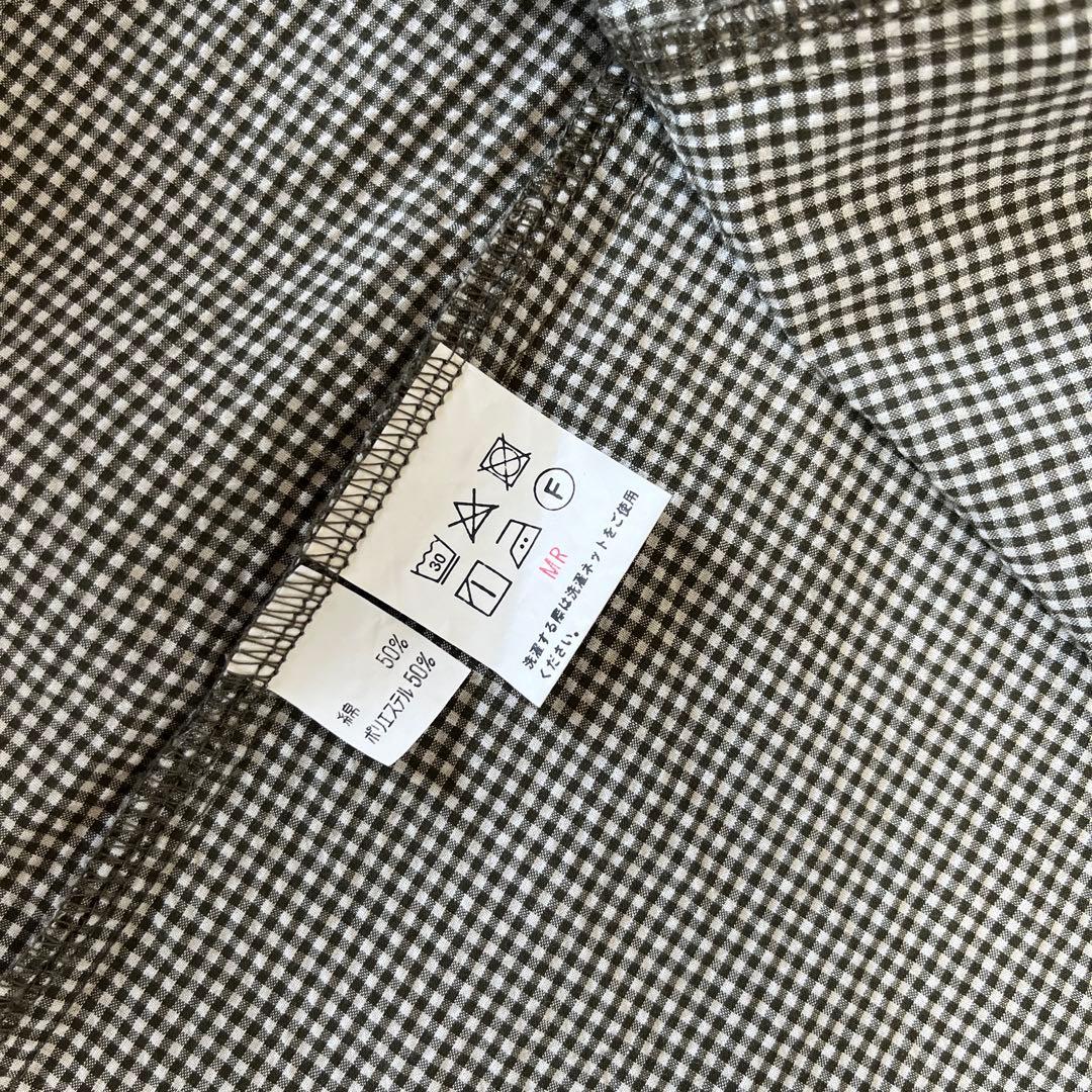 APPLE HOUSE ギンガムチェック　国産ブラウス