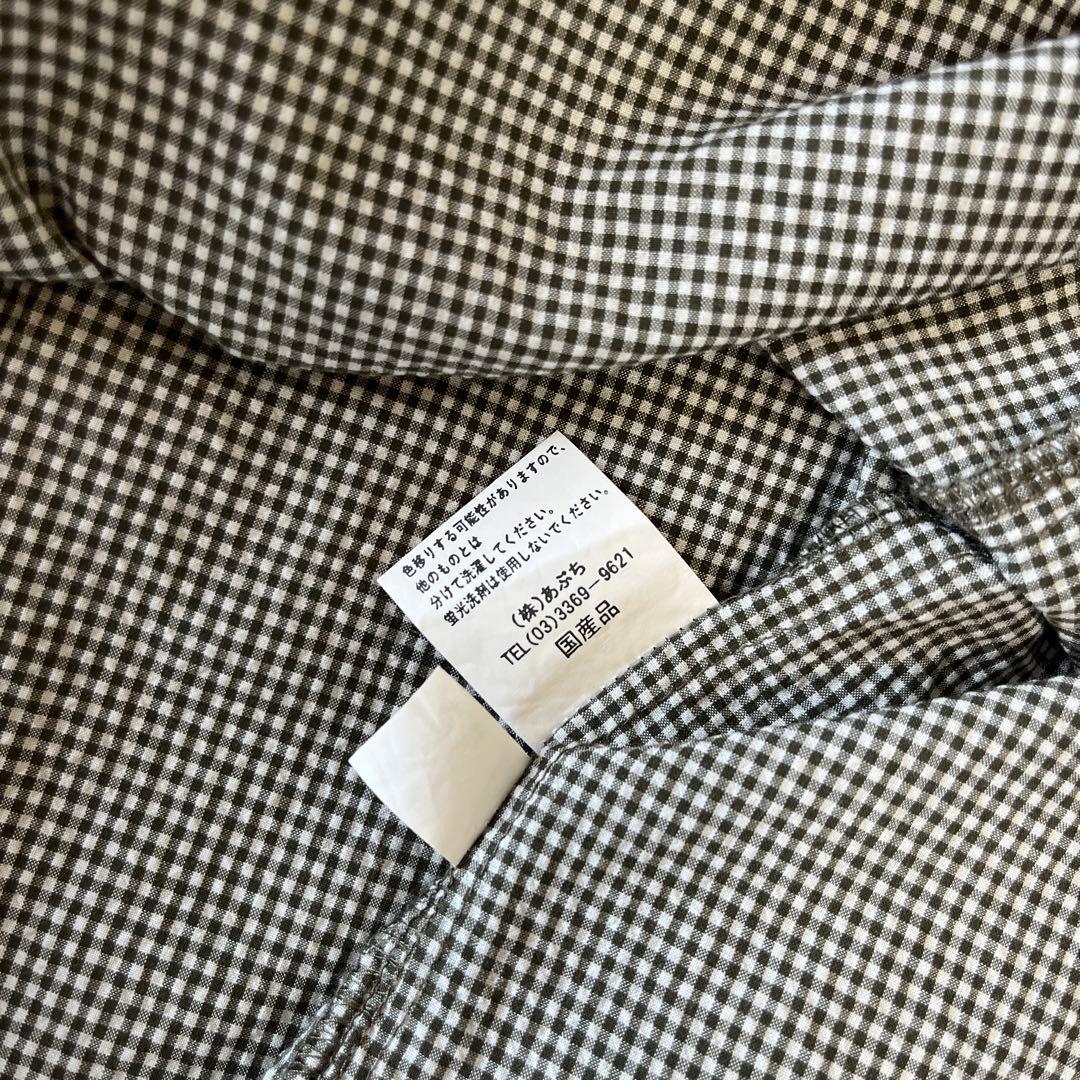 APPLE HOUSE ギンガムチェック　国産ブラウス