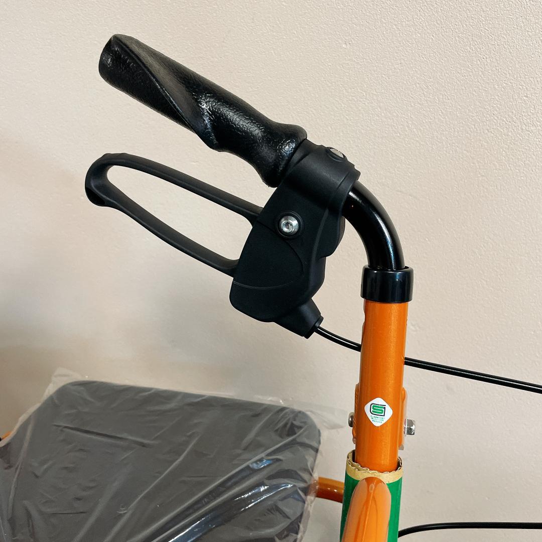 新品未使用　歩行器 竹虎 ハッピー II NB オレンジメタリック