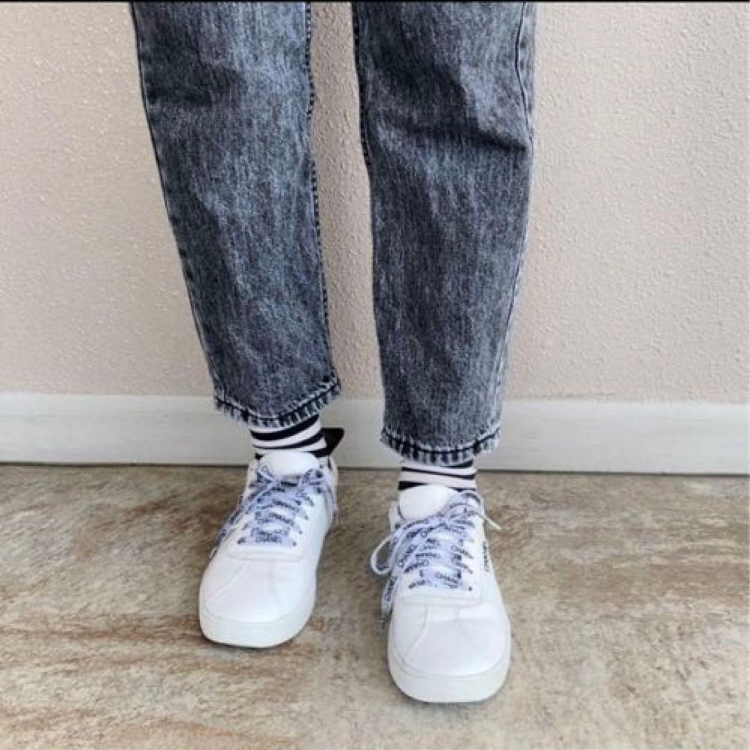 CHANEL♡クラシック　スニーカー　ココマーク　レザー　23.5 ホワイト
