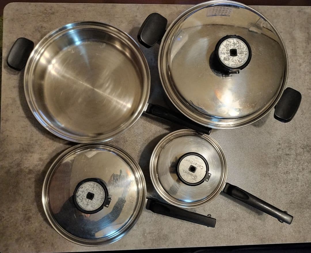 Queen's Collection4点セット/無水鍋フライパンセットU.S.A