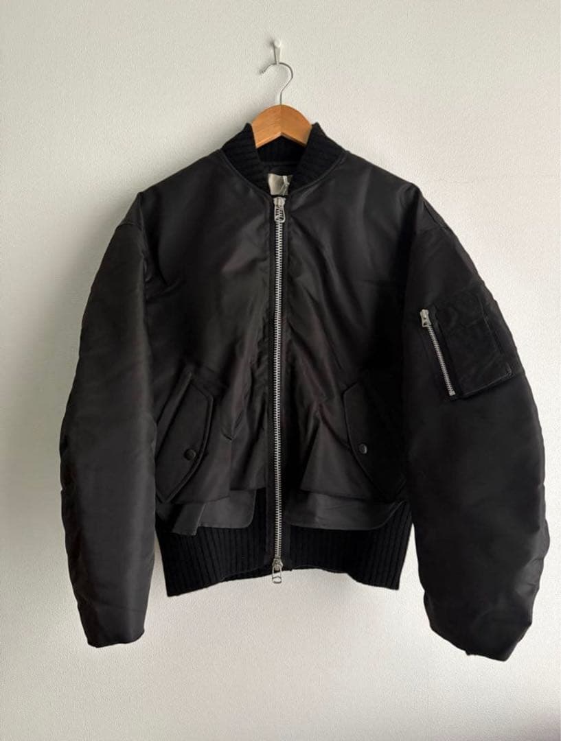 YOKE 25aw Connected Rib Knit フライトジャケット