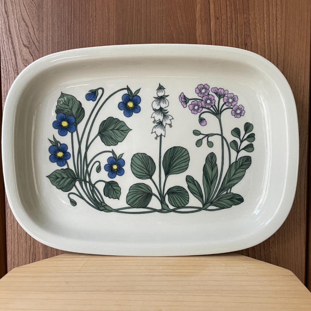 アラビア フローラ 角皿 大 / Arabia Flora
