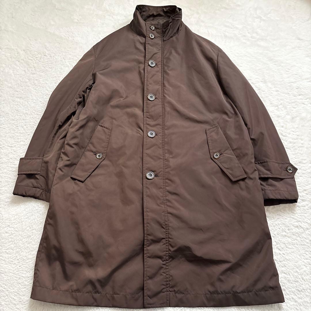 【極美品】Aquascutum ダウンロングコート ブラウン ライナー付