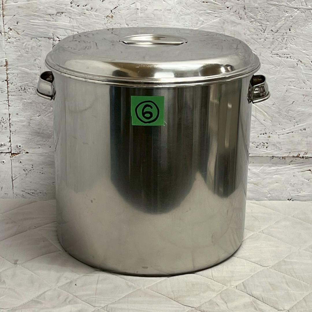業務用 ステンレス製 寸胴鍋 両手鍋 厨房 厨房機器 店舗 ⑥ A0641