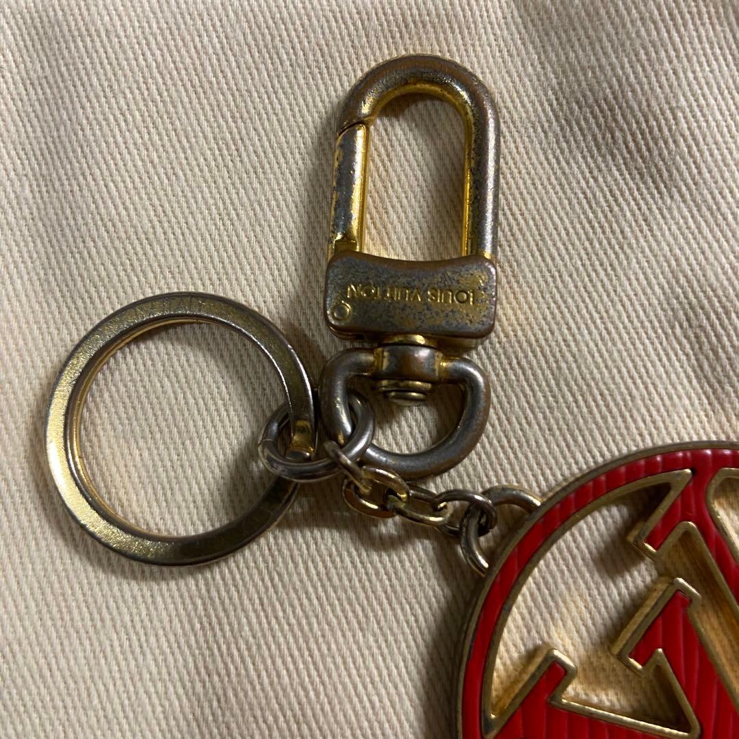 ルイヴィトン　ポントクレLVサークル　M68465 キーリング　バッグチャーム