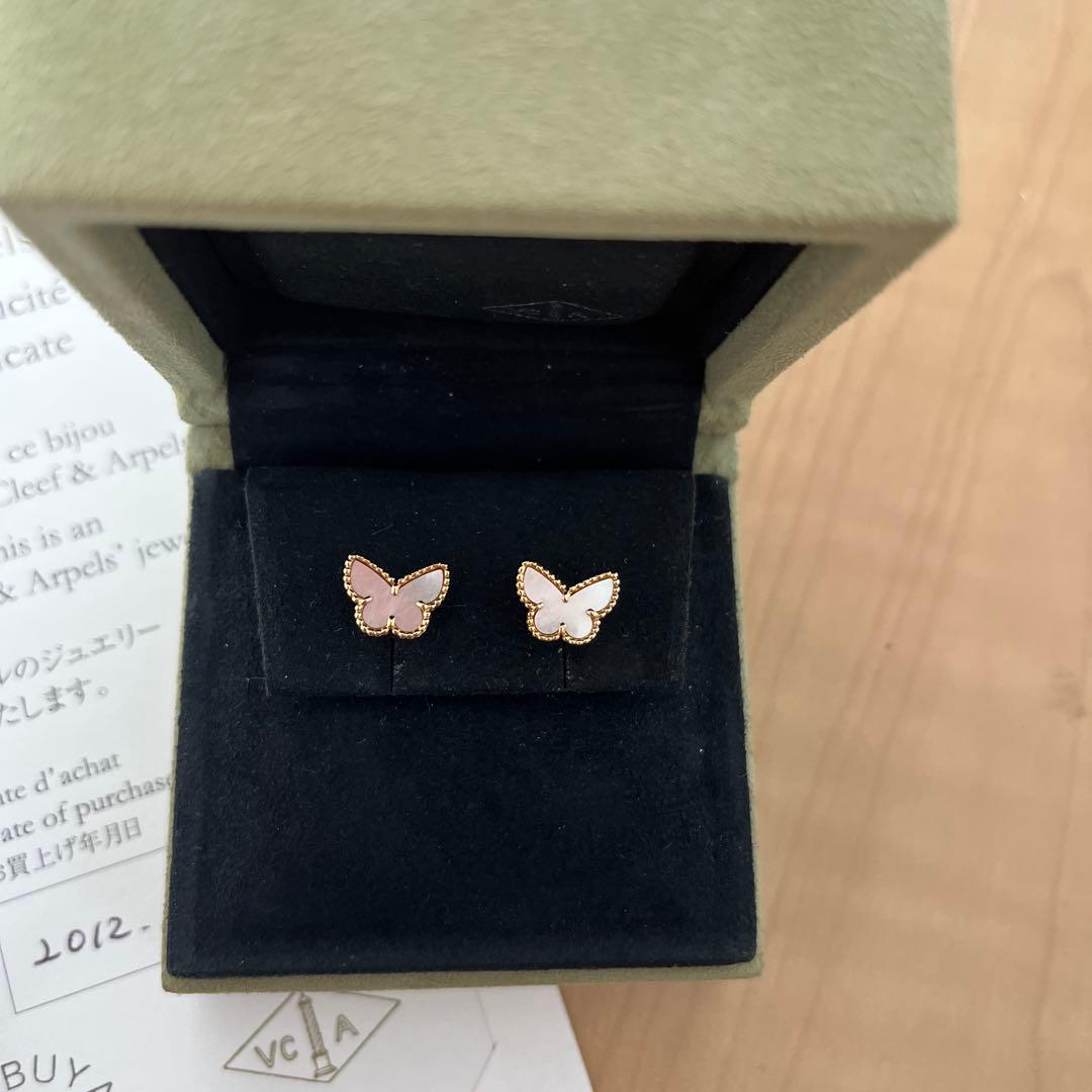 ヴァンクリーフ&アーペル　スウィートアルハンブラ　パピヨン　ピアス