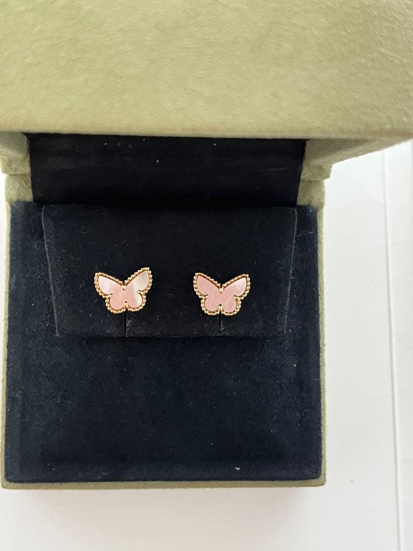 ヴァンクリーフ&アーペル　スウィートアルハンブラ　パピヨン　ピアス