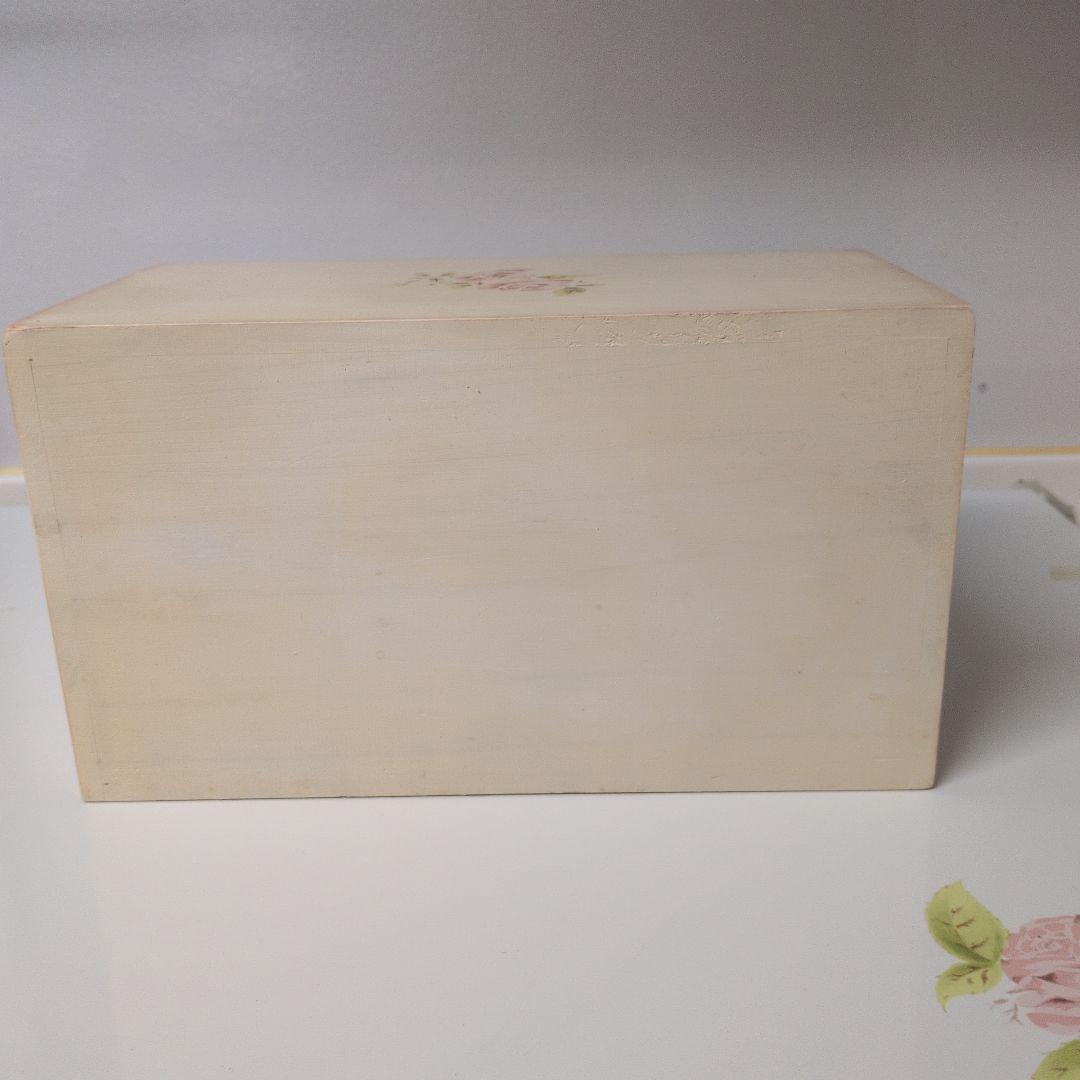 旧 imane ダイアナローズ 木製 ブレッド ボックス イマン