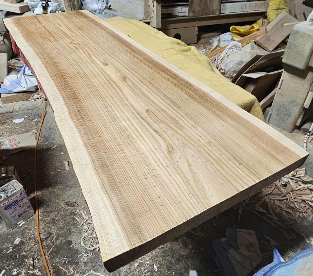 杉　一枚板　ダイニング　テーブル　カウンター　座卓　デスク　机　栃　楠