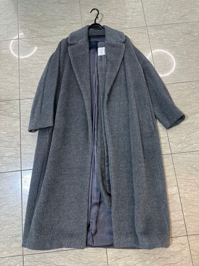 S Max Mara グレー　ウールコート