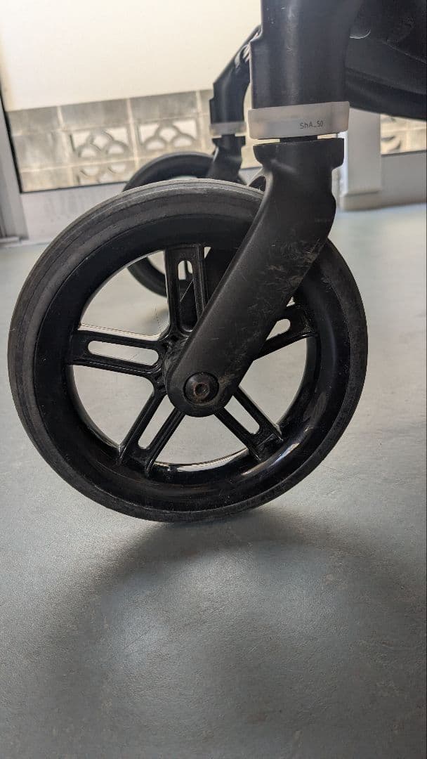 メリオ cybex 2021 ソーホーグレー アルミ レインカバー付き