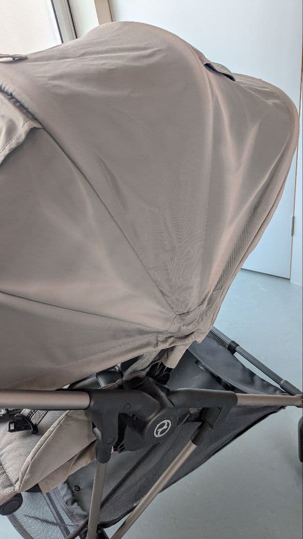 メリオ cybex 2021 ソーホーグレー アルミ レインカバー付き