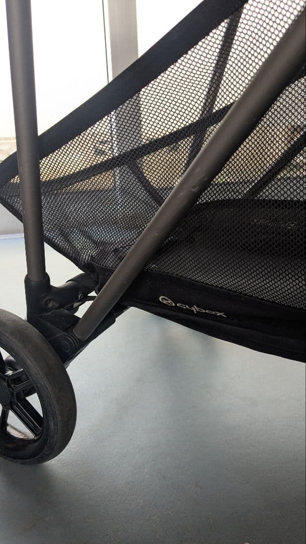 メリオ cybex 2021 ソーホーグレー アルミ レインカバー付き