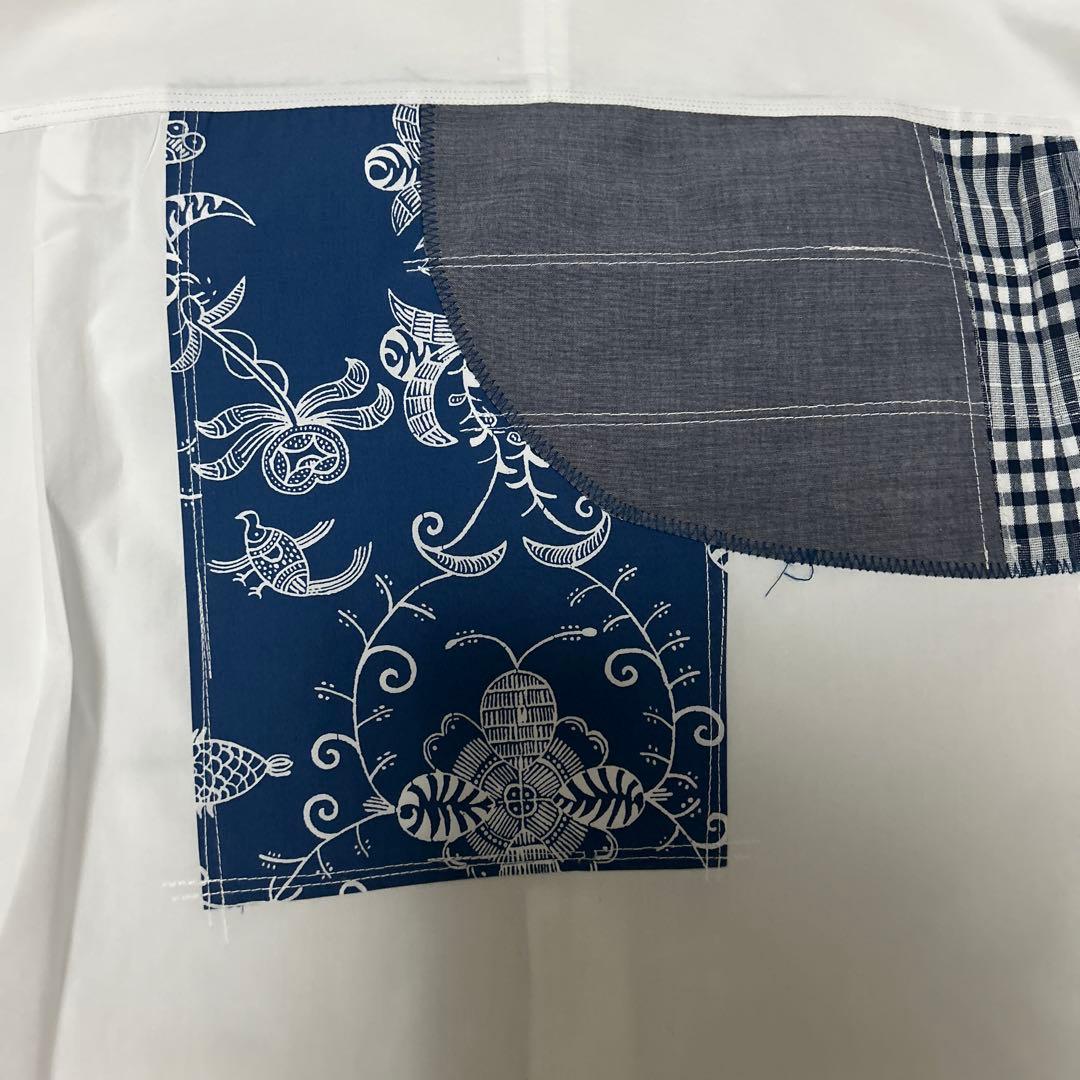 JUNYA WATANABE MAN パッチワークシャツ M