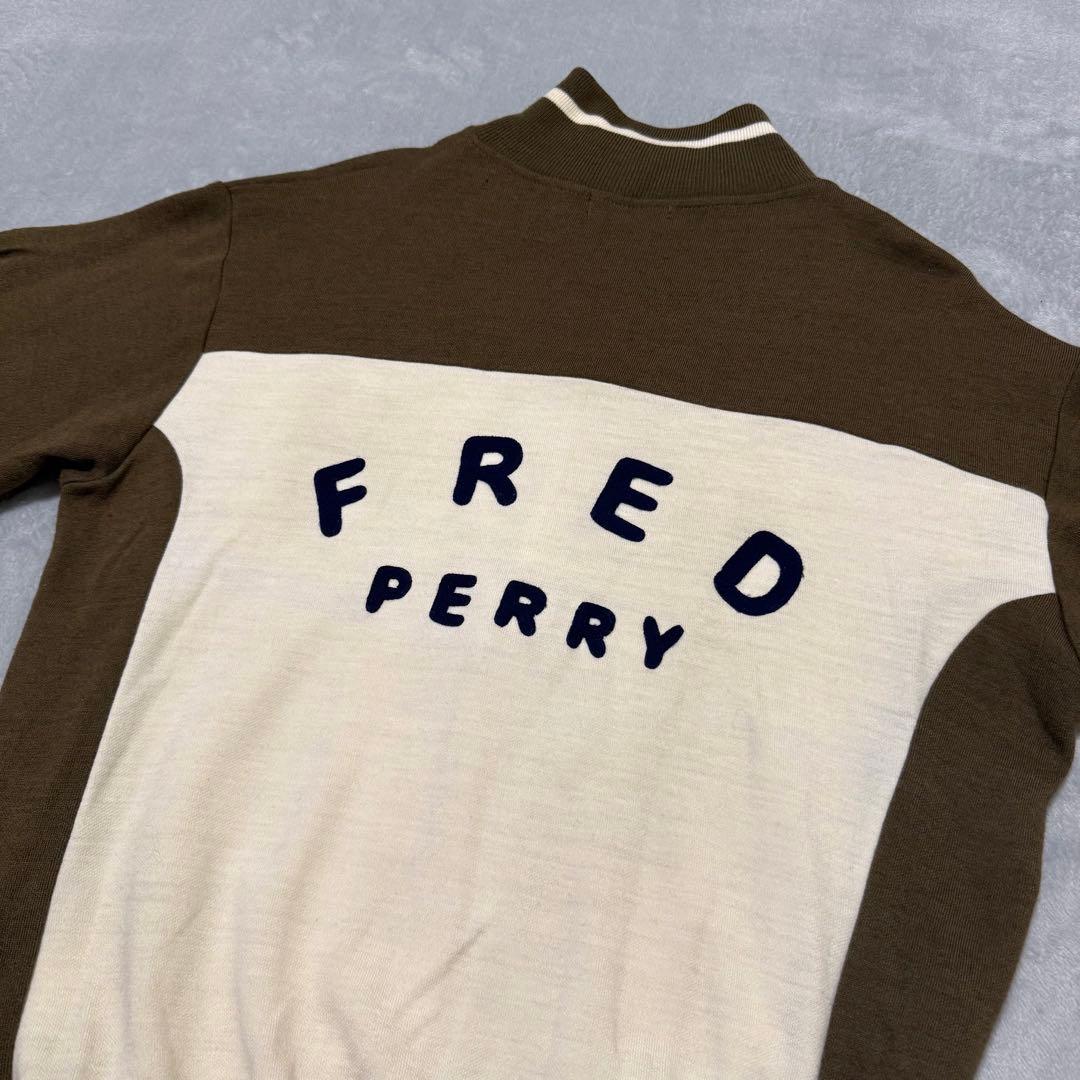 【FRED PERRY】希少70s 80s トラックジャケット　背面ロゴ　月桂樹
