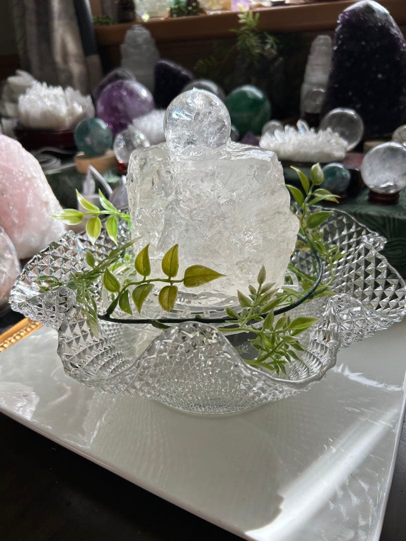 ✨破格✨絶品‼️水晶☆噴水☆天然石⭐︎ファウンテン☆秘蔵品⭐︎1368g