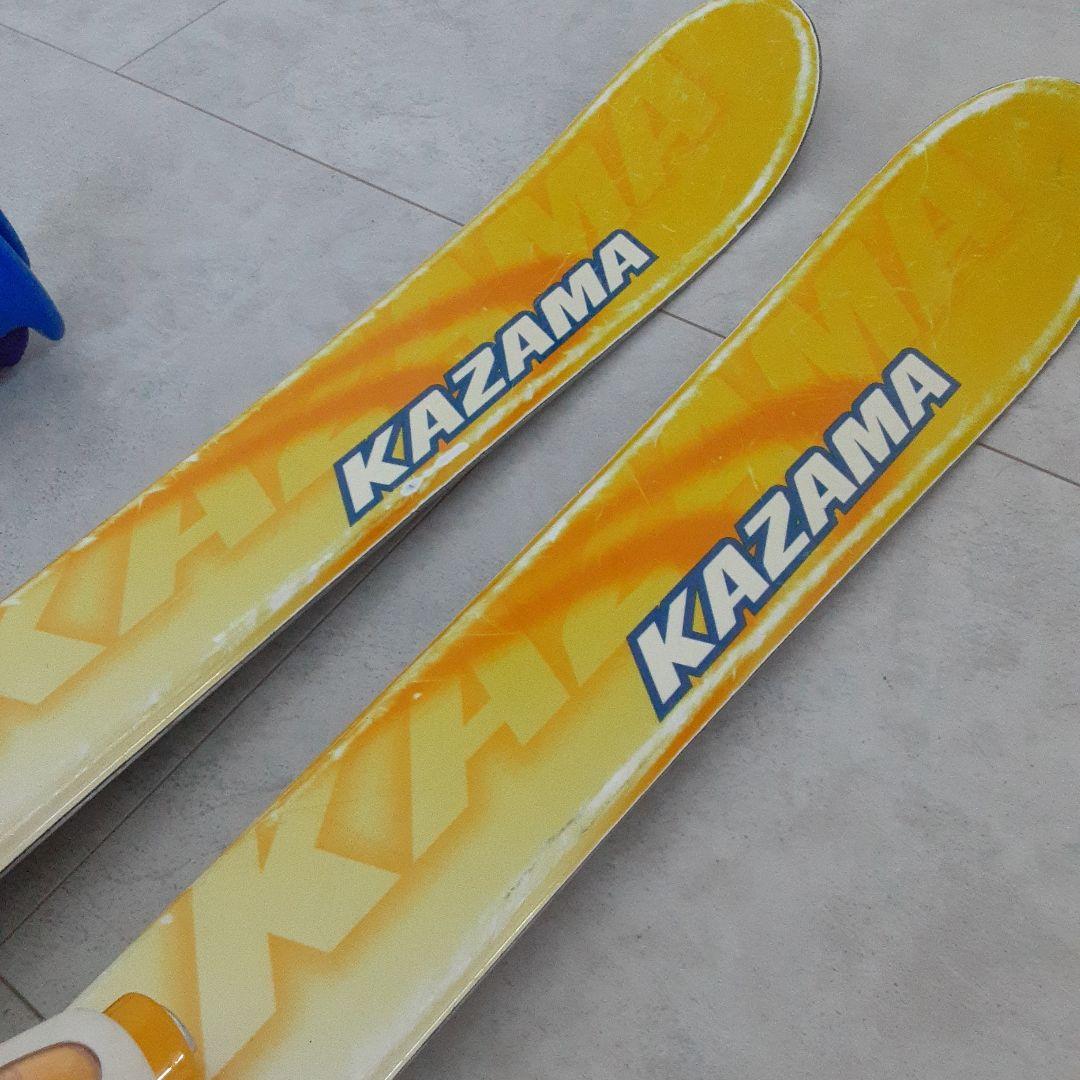 KAZAMAジュニア スキー4点セット110cm M201Jスキーブーツ20cm