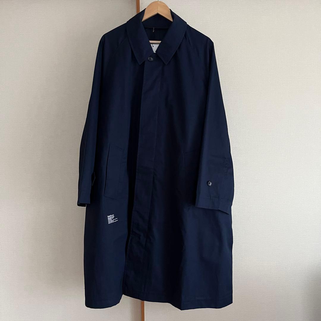 HIGH COUNT TWILL PACKABLE COAT ネイビー F