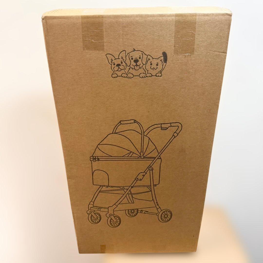 ペットカート 折りたたみ可能 防水 分離可能 軽量 ブレーキ付