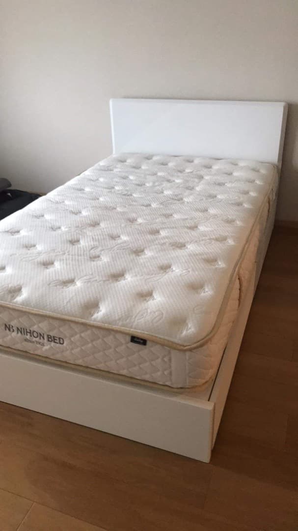 ダブルベッドとマトレス
