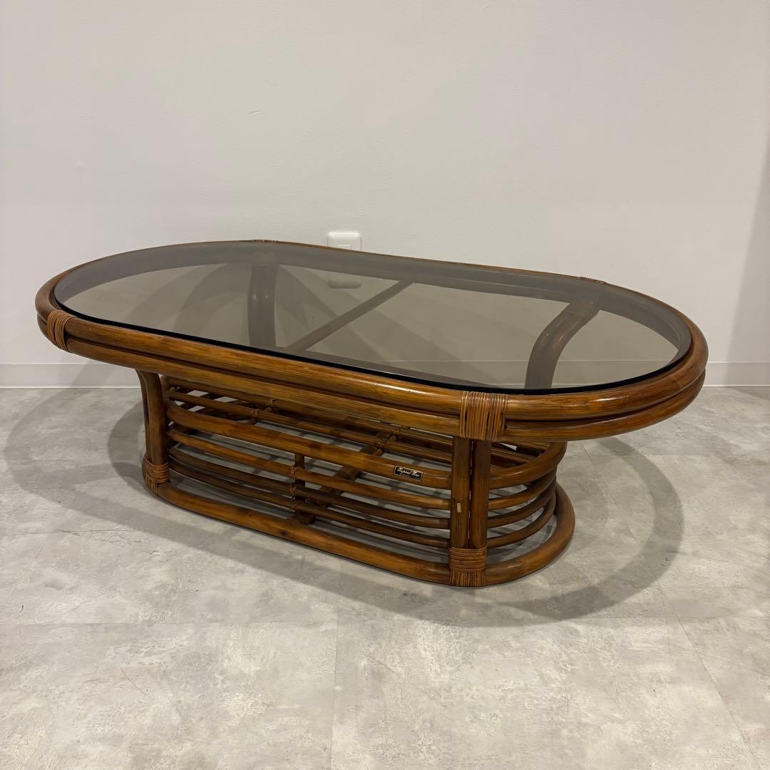 ラタンテーブル 籐 コーヒーテーブル センターテーブル　トロピカルファイン