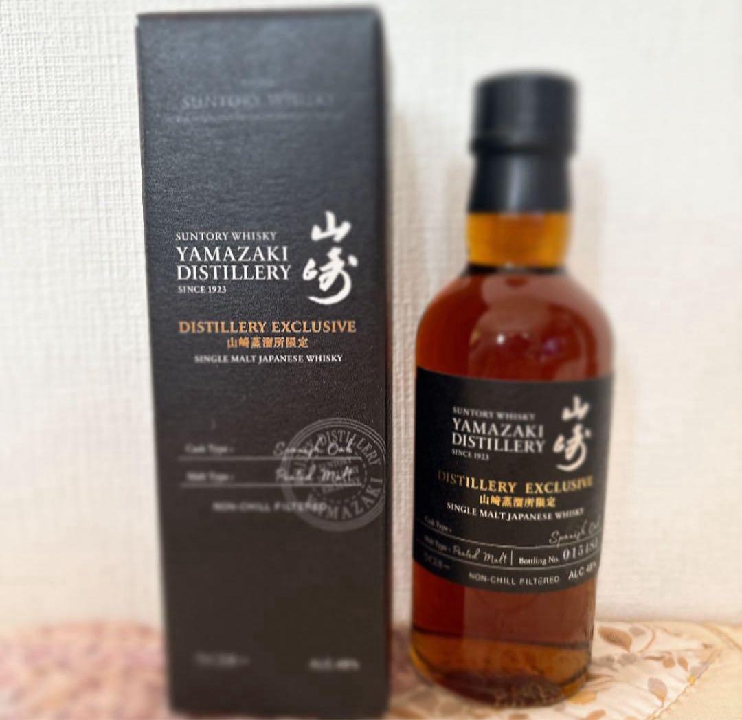 山崎 ピーテッドモルト スパニッシュオーク 山崎蒸溜所限定 48％ 180ml