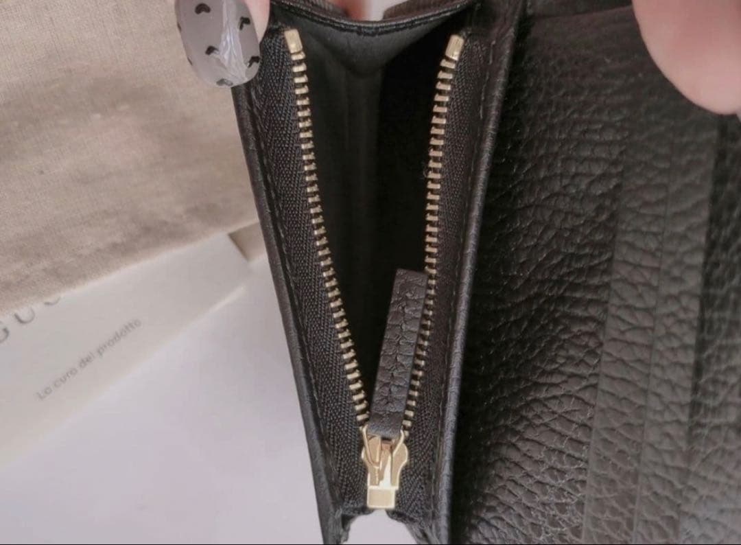 GUCCI ダブルG バイカラー カードケース ウォレット 財布 2つ折り