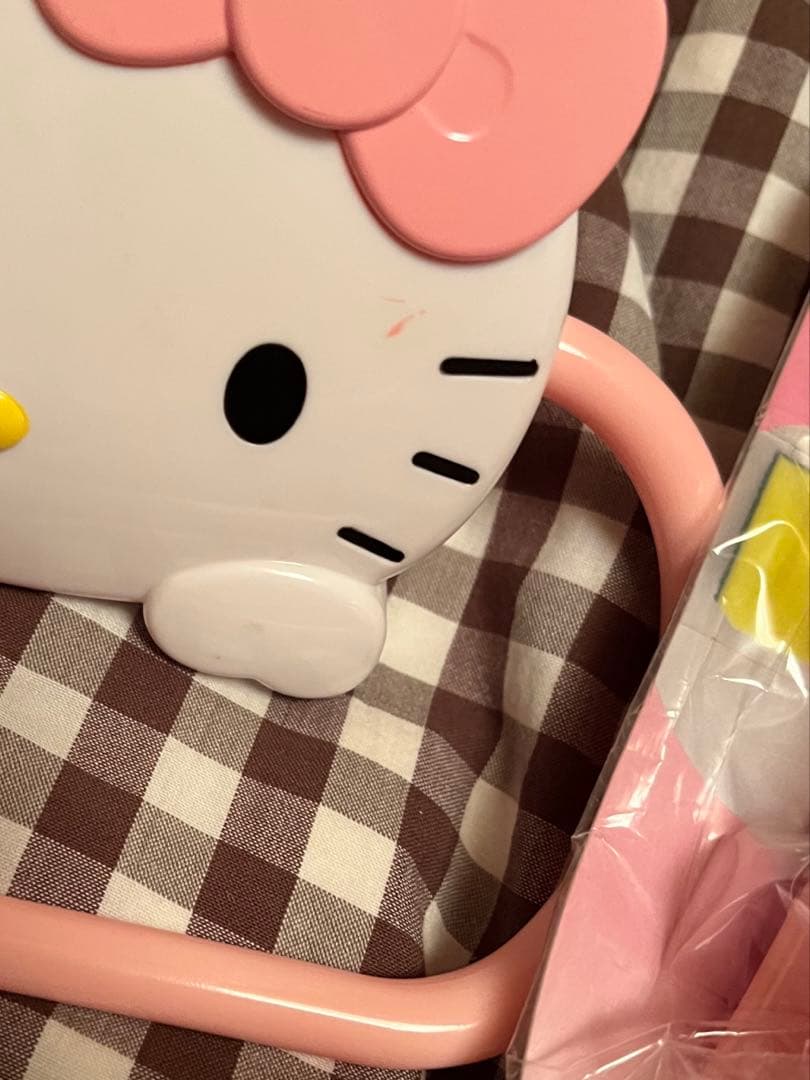 キティ　レトロ　カオハナ　トレイ　小物入れ　歯ブラシ　スポンジホルダー　ピンク