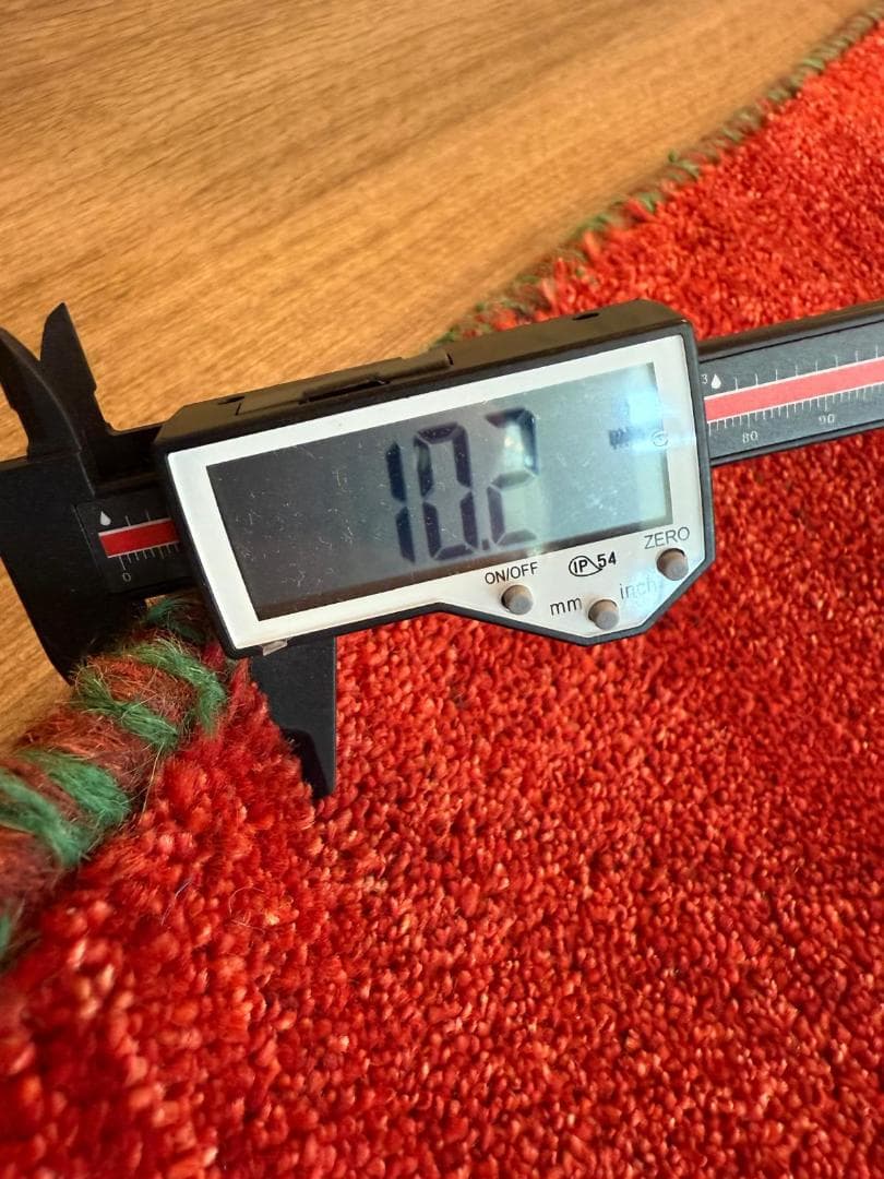 手織り 250x203cm ギャッベ ペルシャ絨毯 ギャッベ リビング レッド