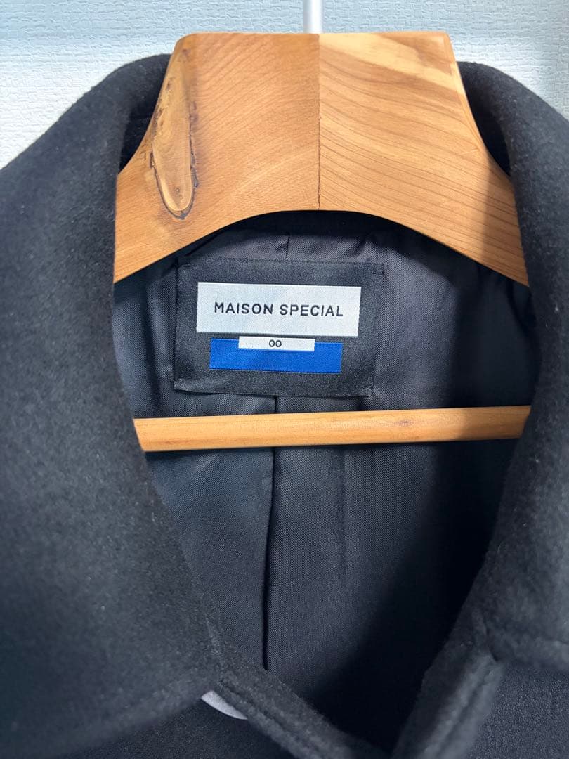 ジャケット・アウター MAISONSPECIAL Super170s Melton Coat