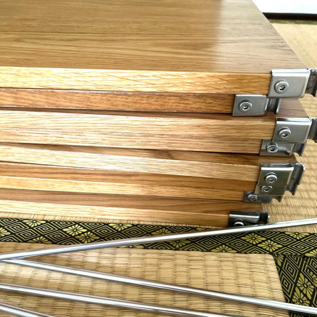 無印良品 ステンレスユニットシェルフ オーク材棚 ワイド 小 2台セット