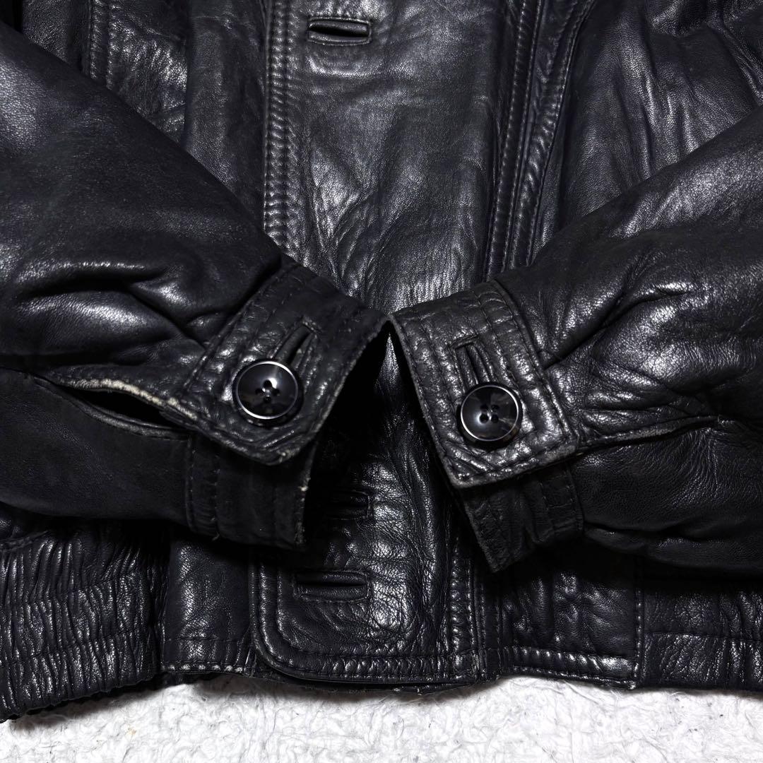 ジャケット・アウター 00s vintage g1 flight jacket black y2k