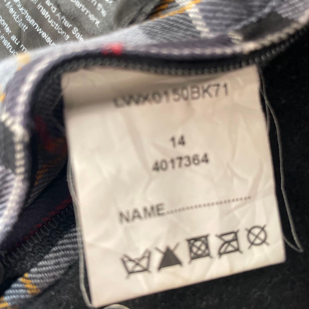 Barbourバブアー トレンチコート ロング オイルジャケット 黒 40