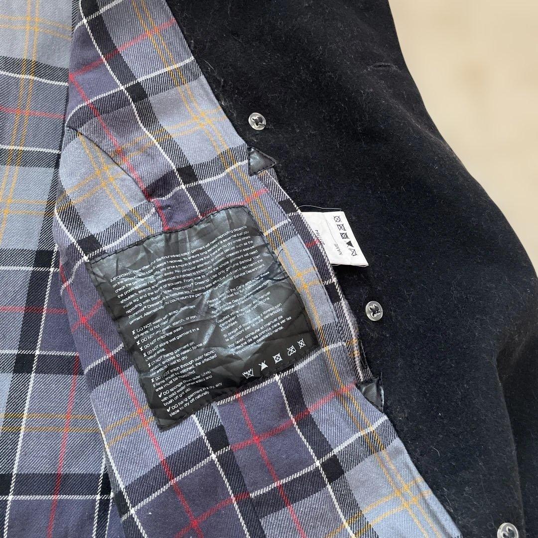 Barbourバブアー トレンチコート ロング オイルジャケット 黒 40