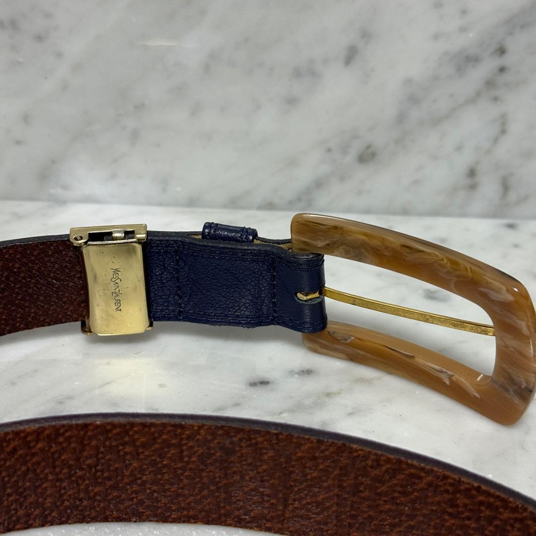 Yves saint Laurent イヴサンローラン ベルト 本革 レザー