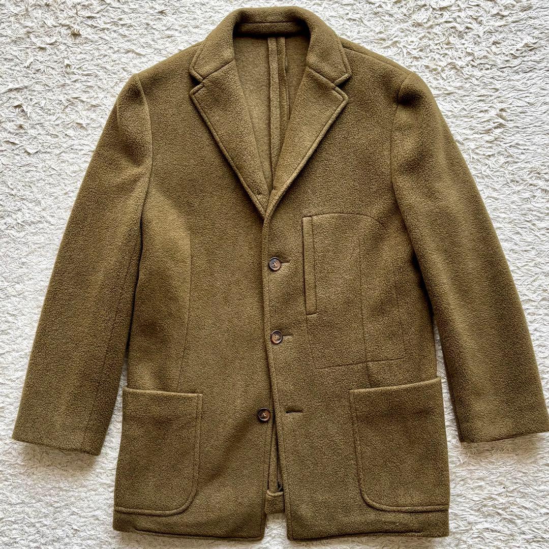 【イタリア製】ドルチェ＆ガッバーナ チェスターコート カーキ 48
