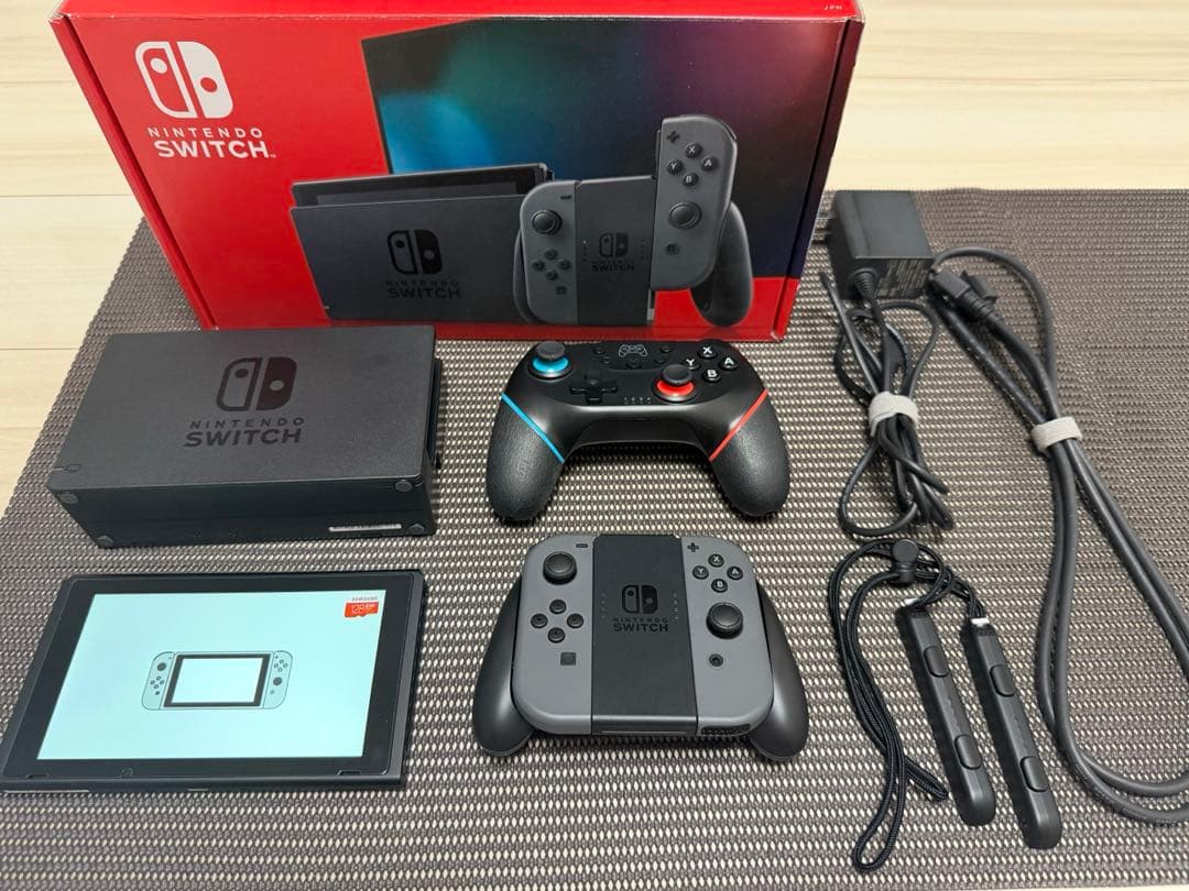 【2021年7月購入】Nintendo Switch本体＋付属品＋microSD