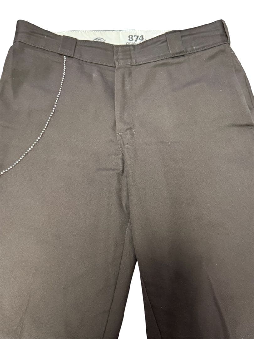 HTC×Dickies874 ディッキーズW.Chain 34×30 ブラウン