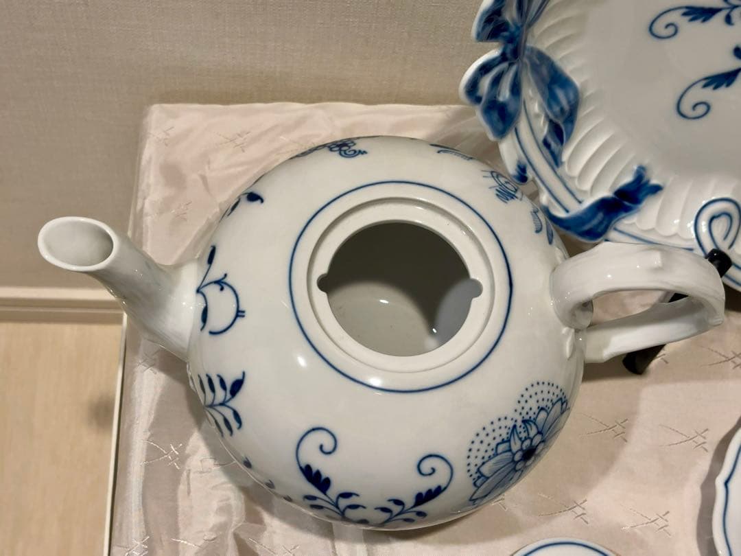 マイセン ブルーオニオン ティーセット