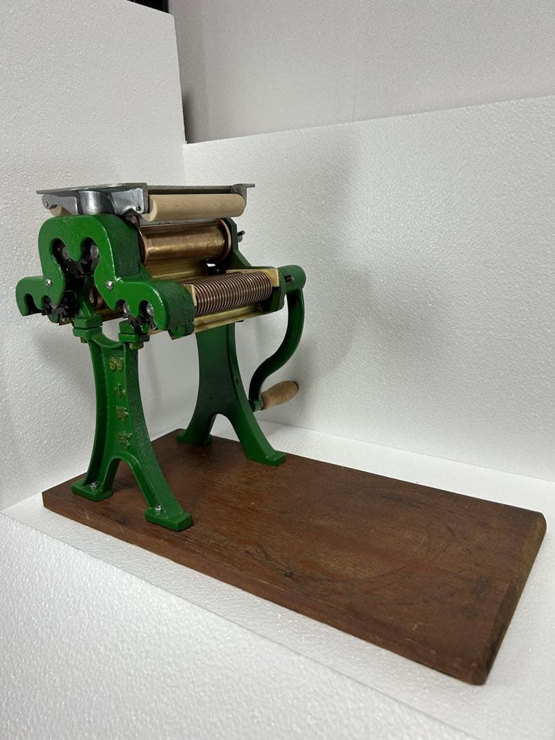 在庫処分セール　小野式製麺機2型　両刃　2.2mm&6.3mm切刃 レストア済