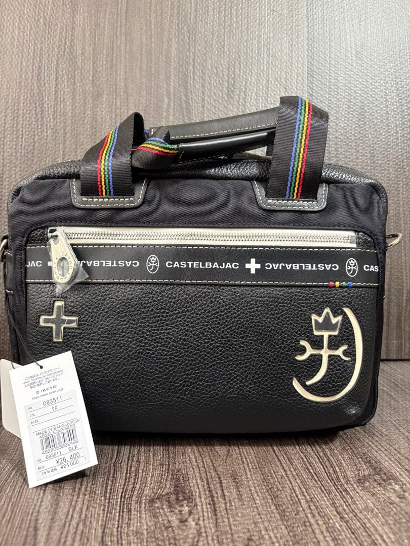 CASTELBAJAC ブラック トートバッグ　定価26,400円