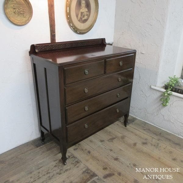 イギリス アンティーク 家具 チェスト 洋服タンス ドロワーズ 収納 6794d