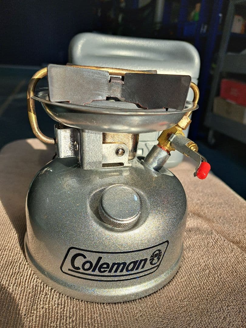 コールマン スポーツスターII　カスタム塗装！シルバー　ケース付