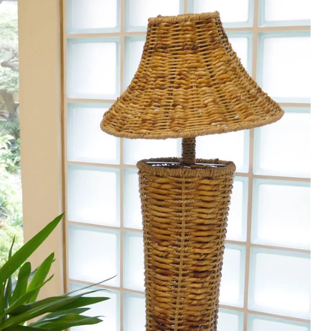 インテリア照明フロアランプ◆ナチュラル間接アジアンバリ雑貨オブジェ和ライト家具