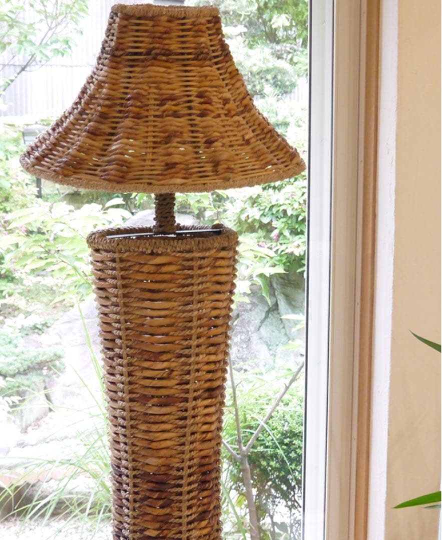 インテリア照明フロアランプ◆ナチュラル間接アジアンバリ雑貨オブジェ和ライト家具