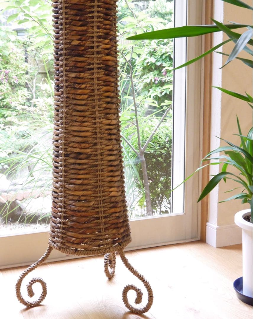 インテリア照明フロアランプ◆ナチュラル間接アジアンバリ雑貨オブジェ和ライト家具