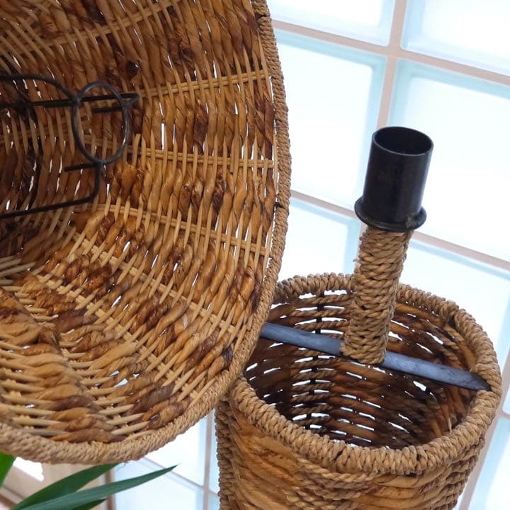 インテリア照明フロアランプ◆ナチュラル間接アジアンバリ雑貨オブジェ和ライト家具